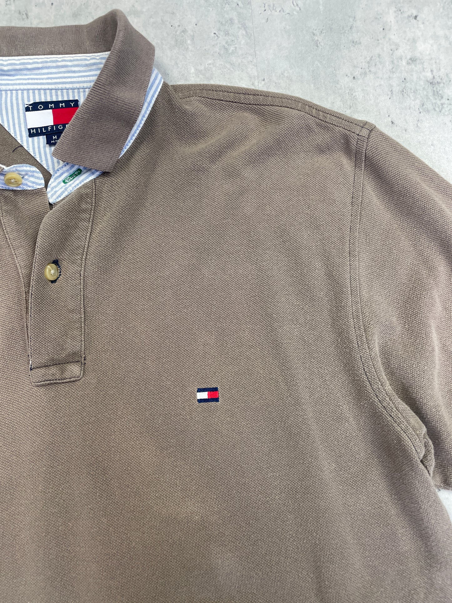 Polo Tommy Hilfiger marron - M
