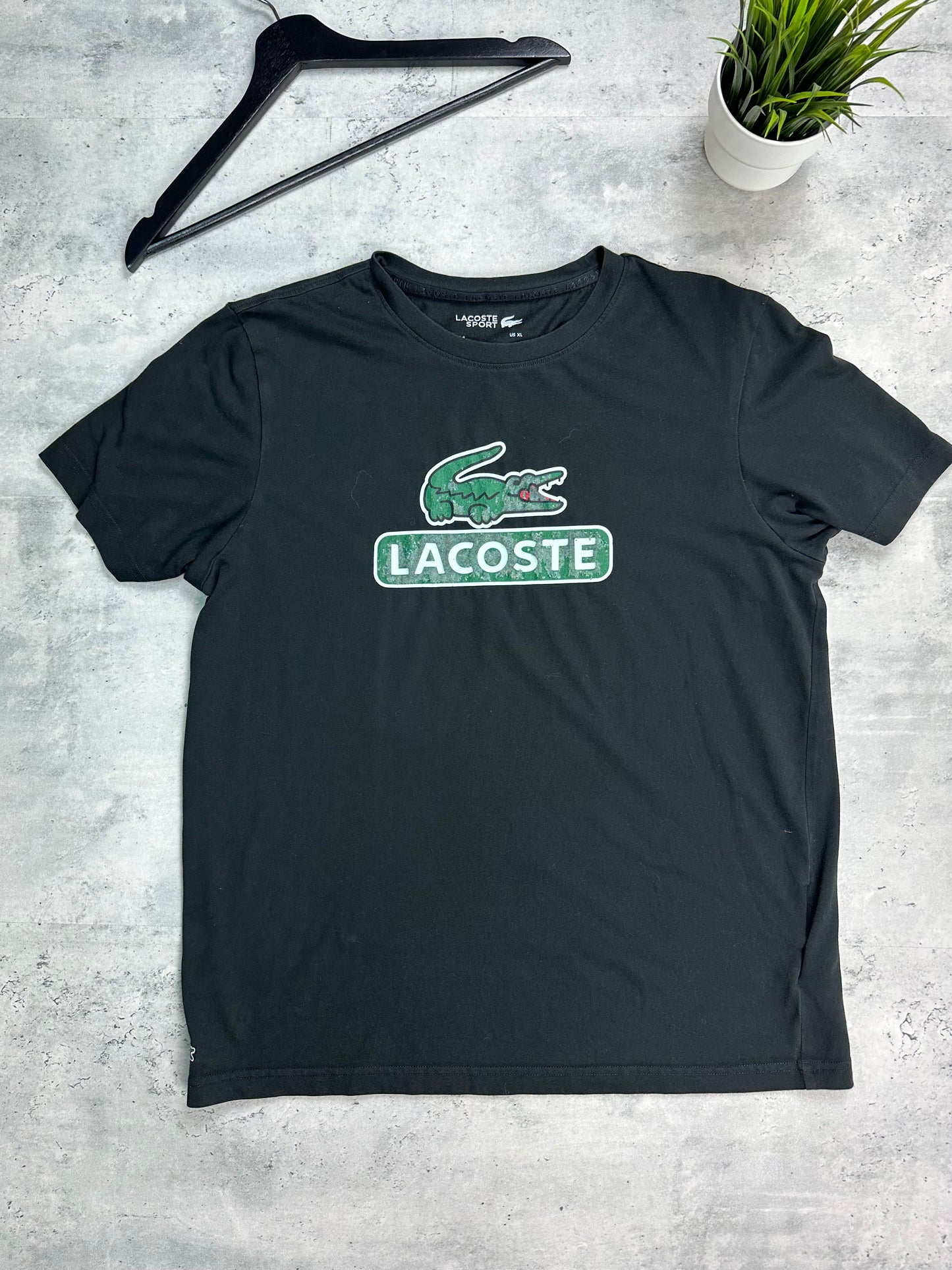 Camiseta lacoste estampada