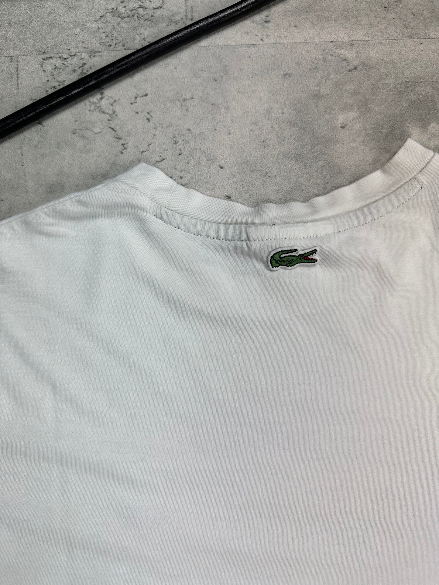 Camiseta Lacoste manga corta estampada