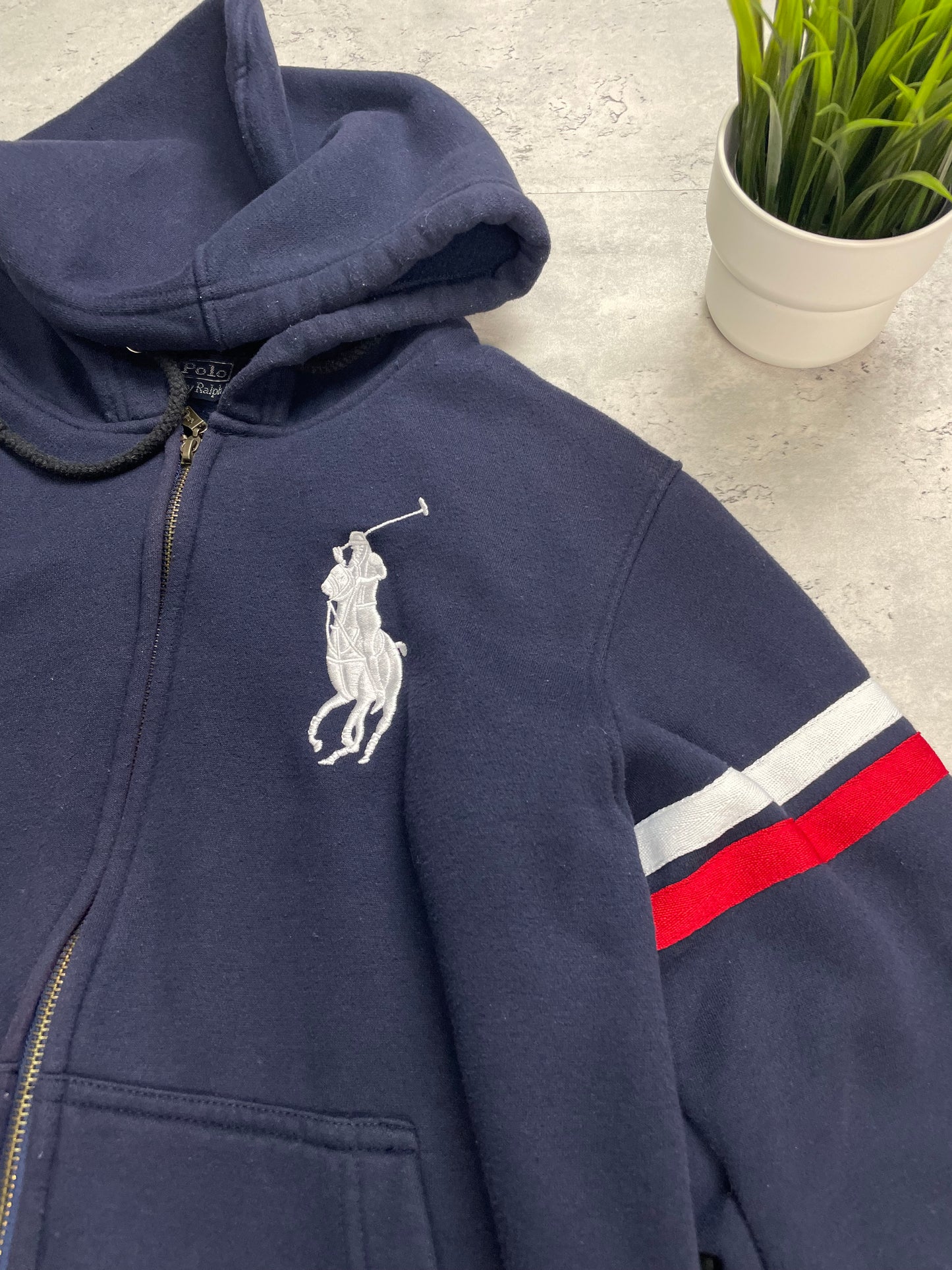 Sudadera ralph lauren con cremallera