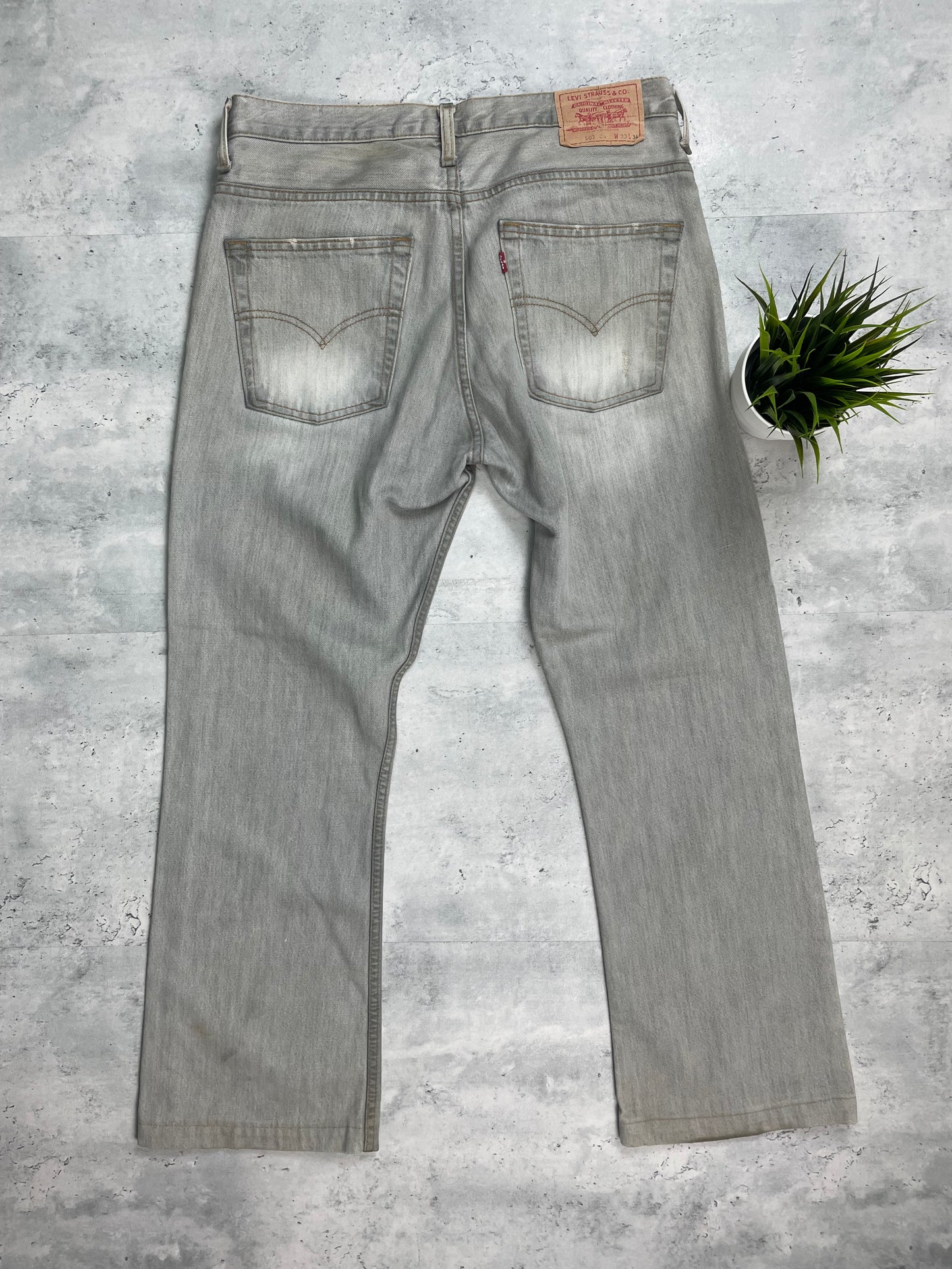 Pantalones levi’s vaqueros grises