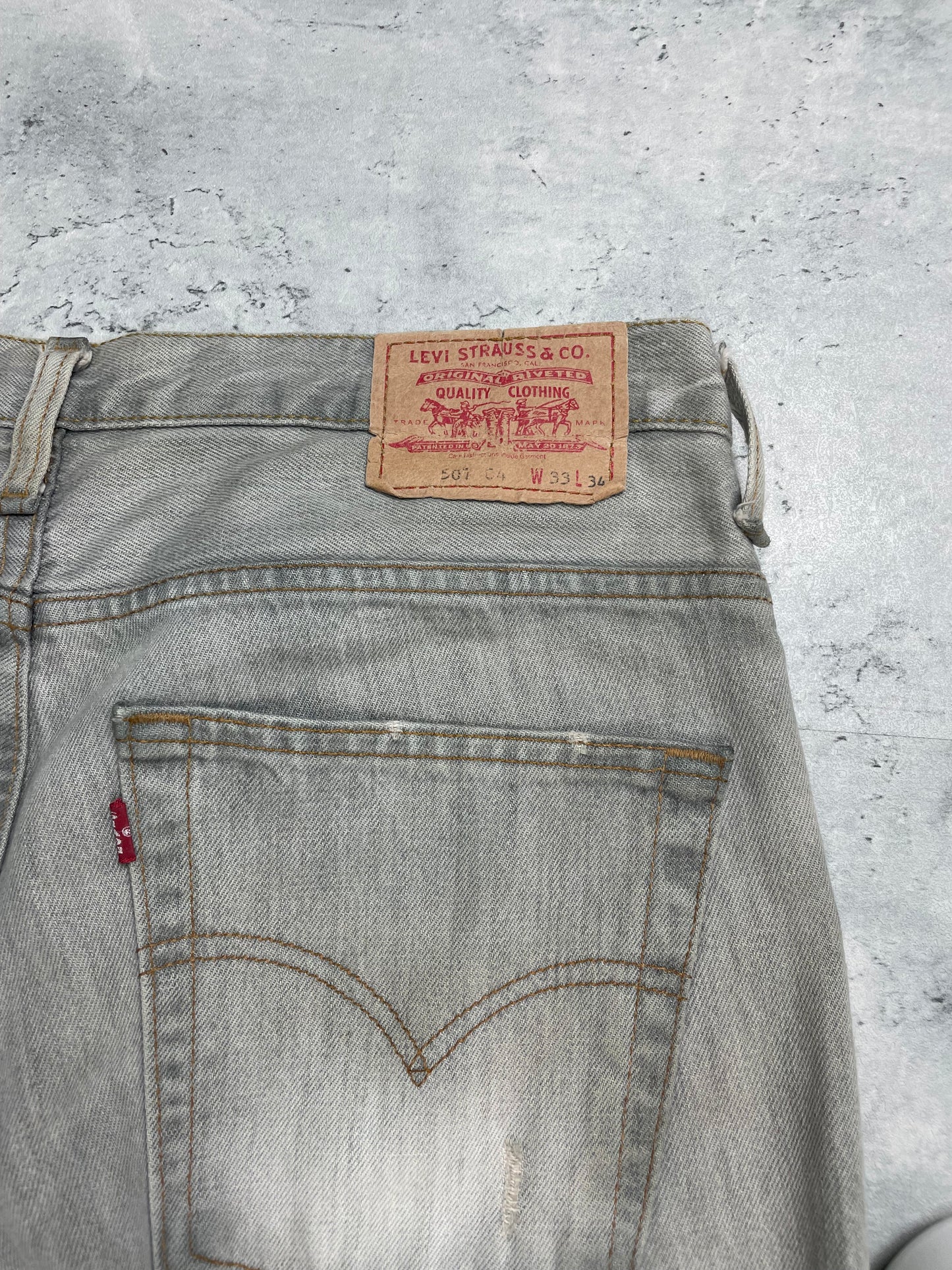 Pantalones levi’s vaqueros grises