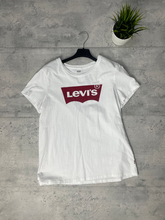 Camiseta levi’s blanca basica chica