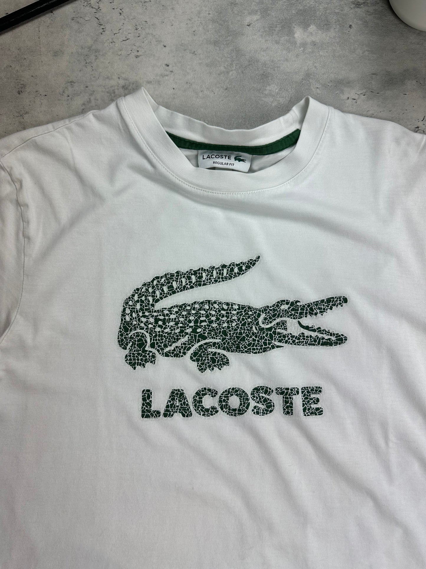 Camiseta Lacoste manga corta estampada