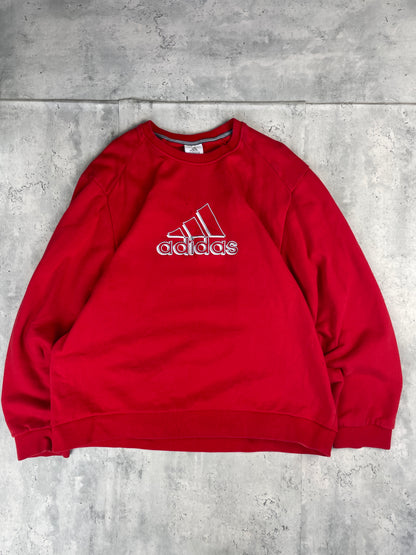 Sudadera Adidas roja - XL