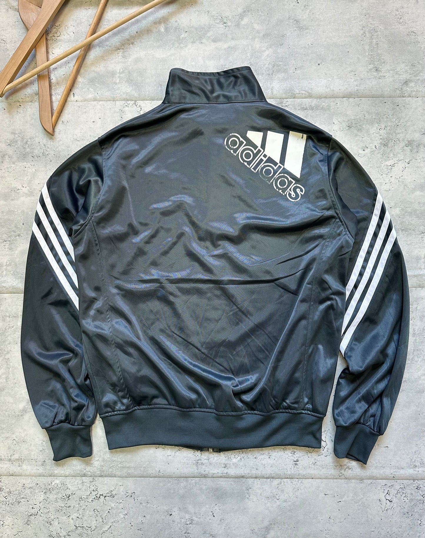 Sudadera Adidas gris vintage