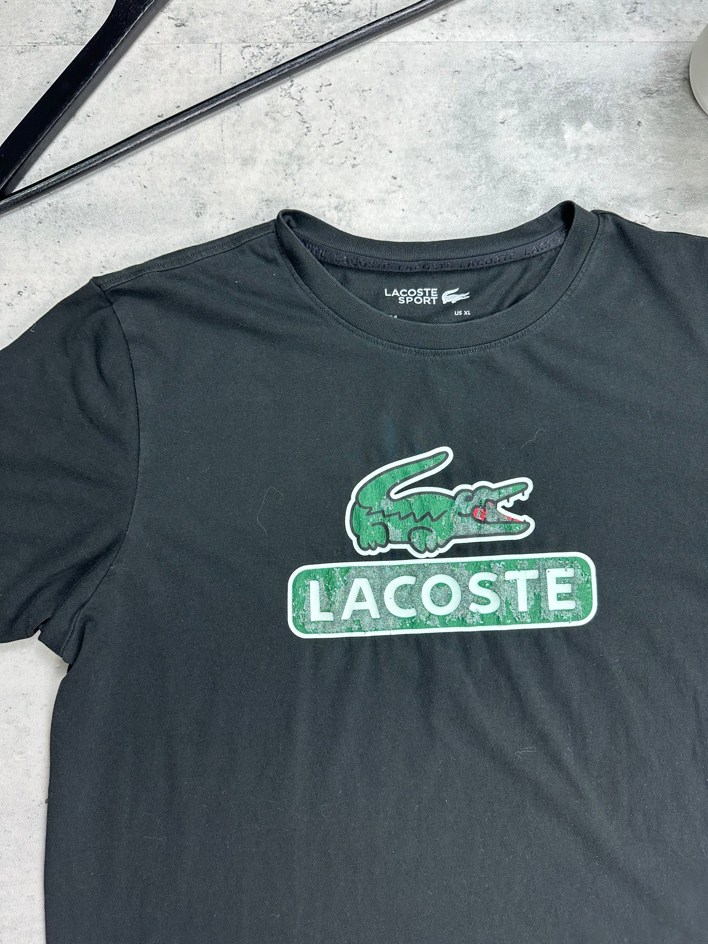 Camiseta lacoste estampada