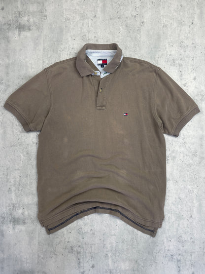 Polo Tommy Hilfiger marron - M