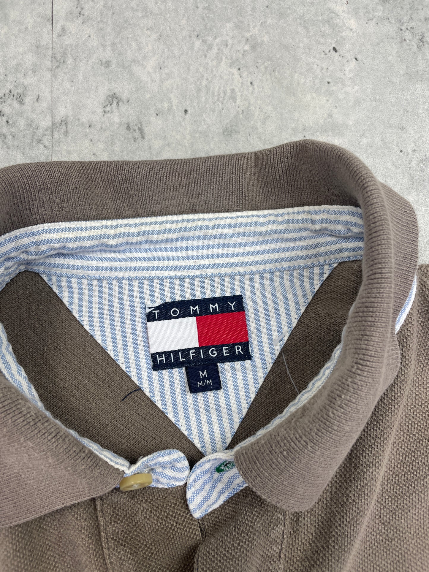 Polo Tommy Hilfiger marron - M